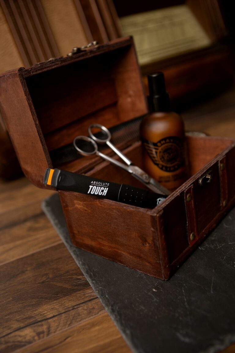 Caja de herramientas de barbería clásica